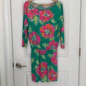 Lilly Pulitzer blousen waist boatneck dress